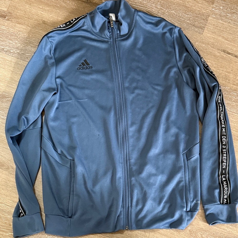 Adidas Men's Slate Blue Track Jacket